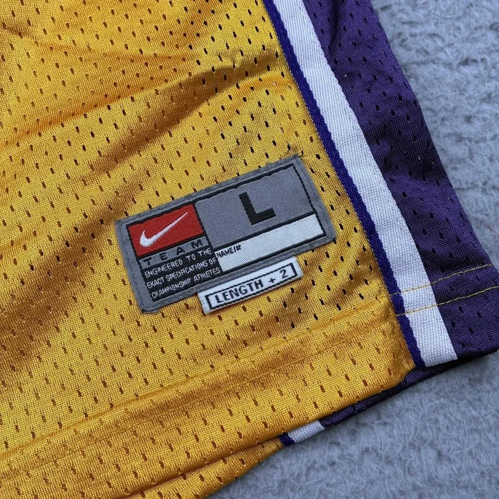 Vintage Nike Shaquille O'Neal LA Lakers‎ Swingman Jersey Youth L Y2K NBA
